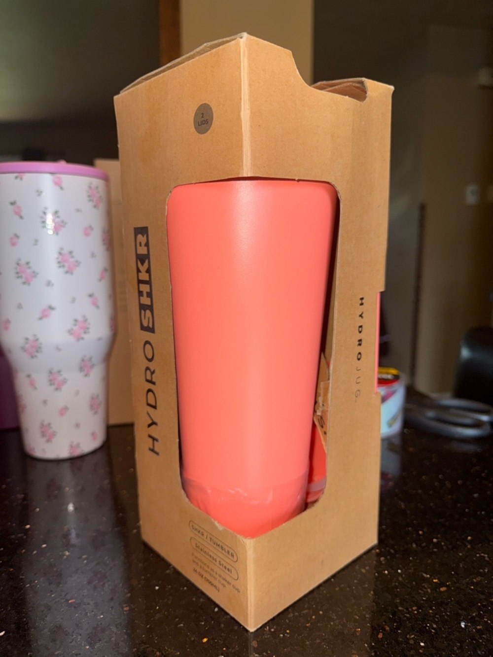 SOLD - HydroJug SHKR - Neon Coral